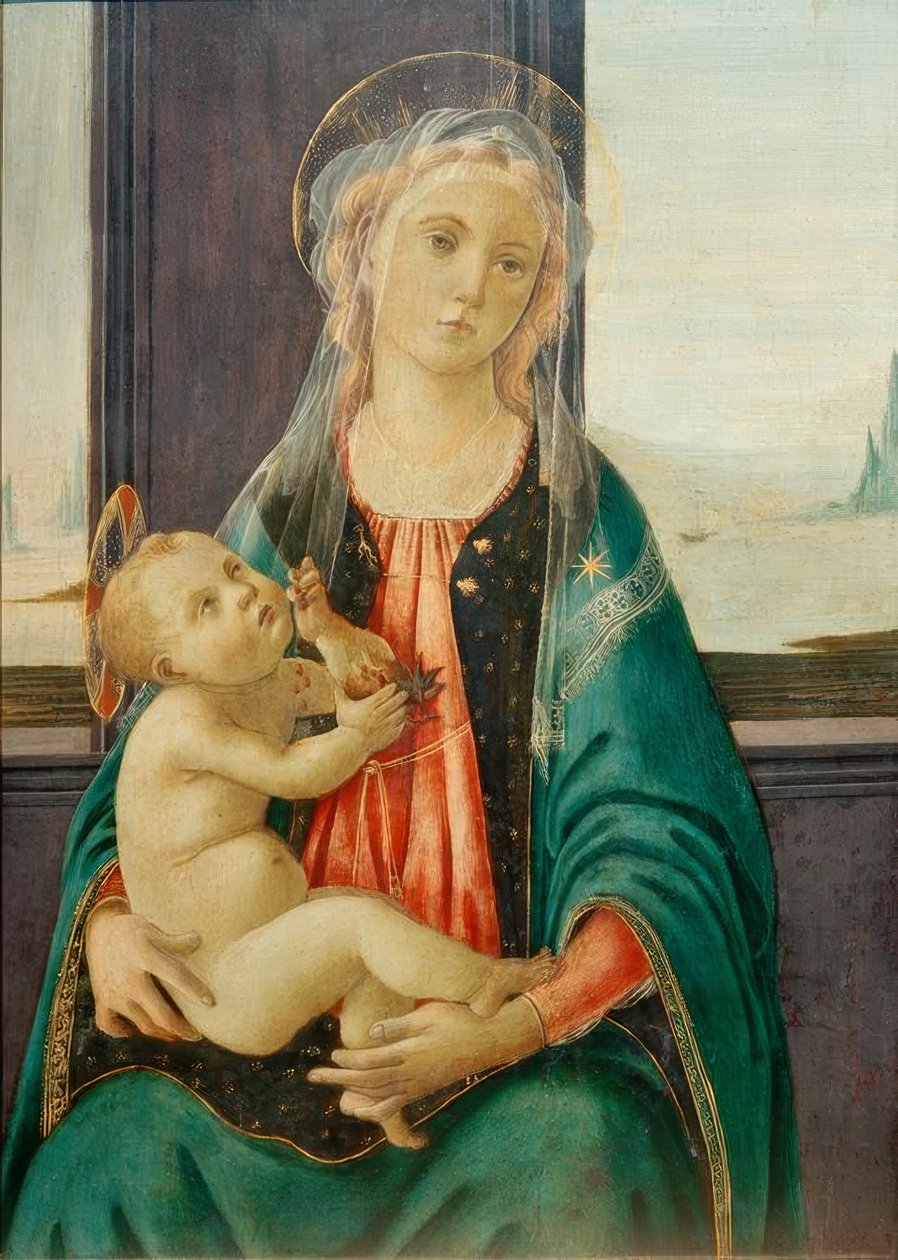 Madonna con niño (Madonna del Mare) de Andrea del Verrocchio