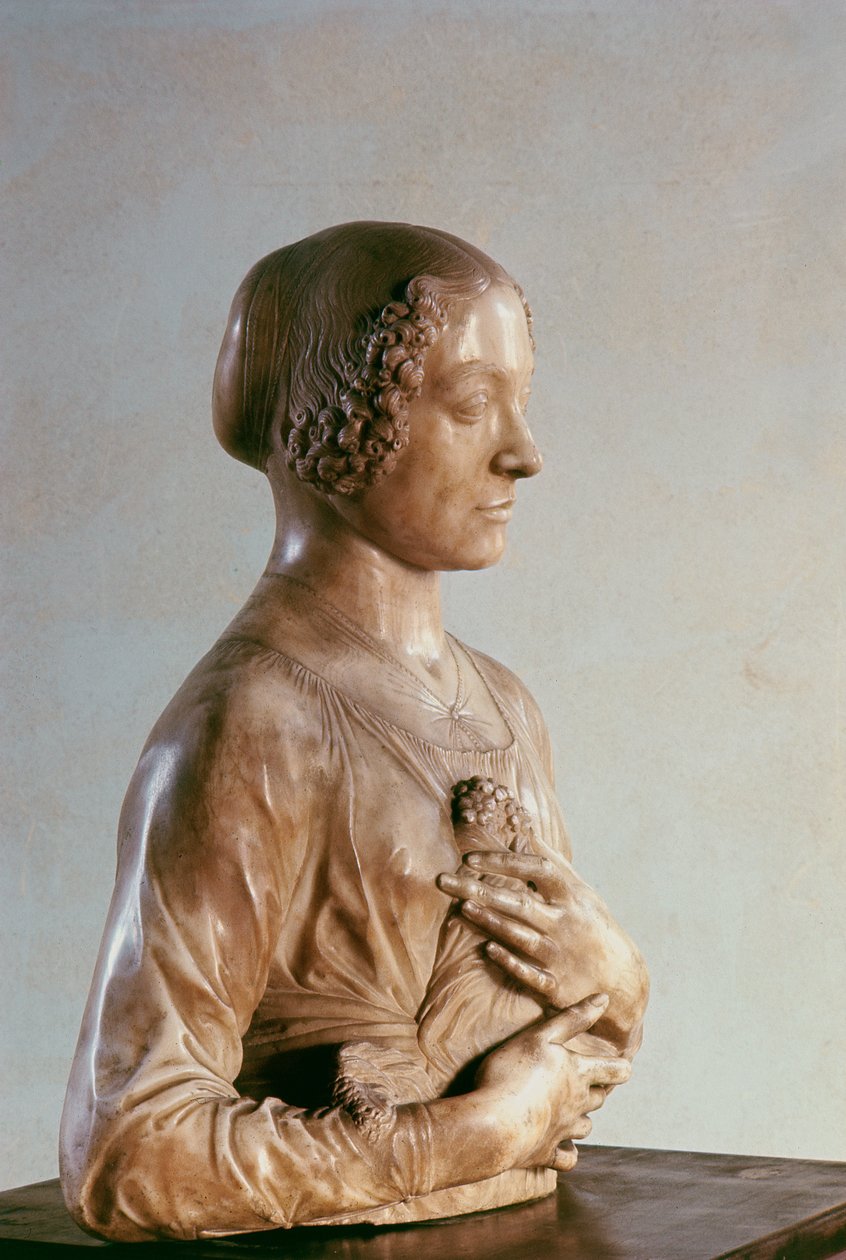Mujer con un ramo, c.1475-80 de Andrea del Verrocchio