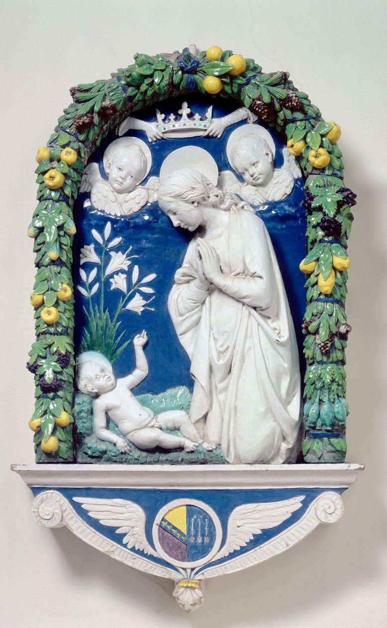 Madonna de los Lirios de Andrea Della Robbia