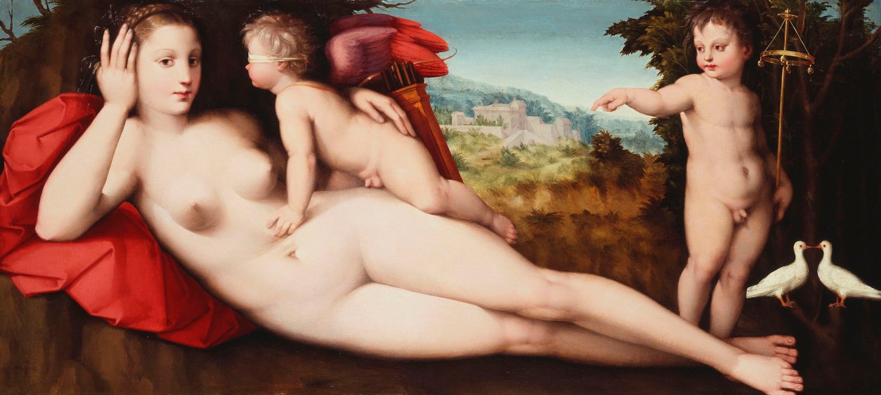 Venus con amor sagrado y profano de Andrea di Alessandro Bresciano