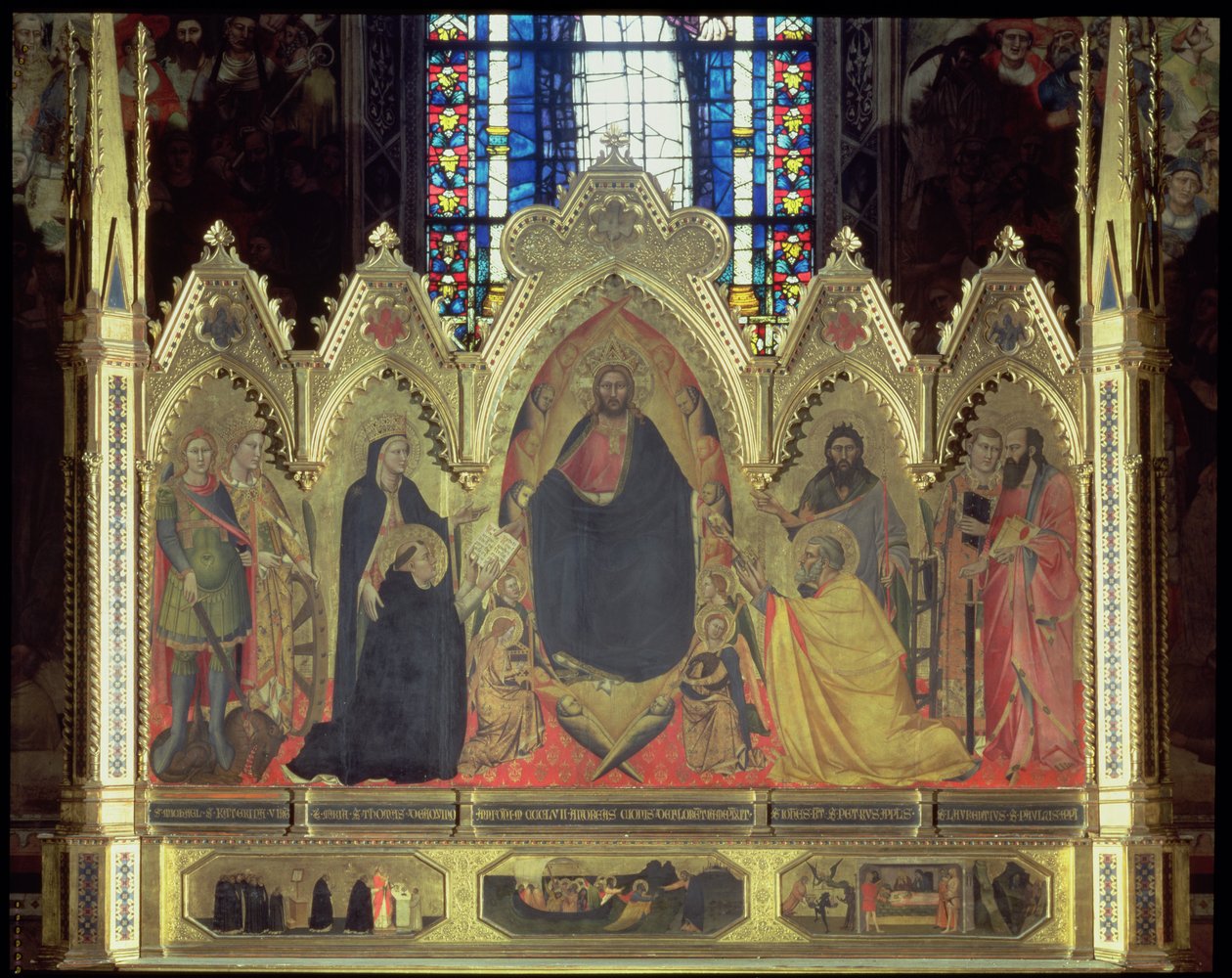 El Retablo Strozzi, 1357 de Andrea di Cione Orcagna