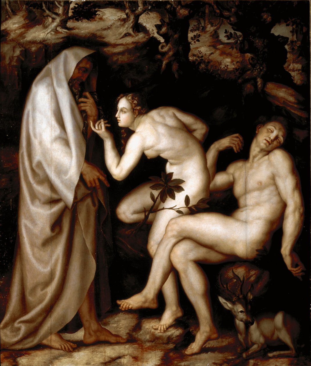 La creación de Eva de Andrea di Mariotto del Minga