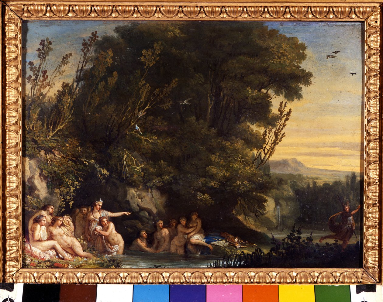 Diana y Acteón. Pintura de Andrea Appiani (1754-1817) Milán de Andrea the Elder Appiani