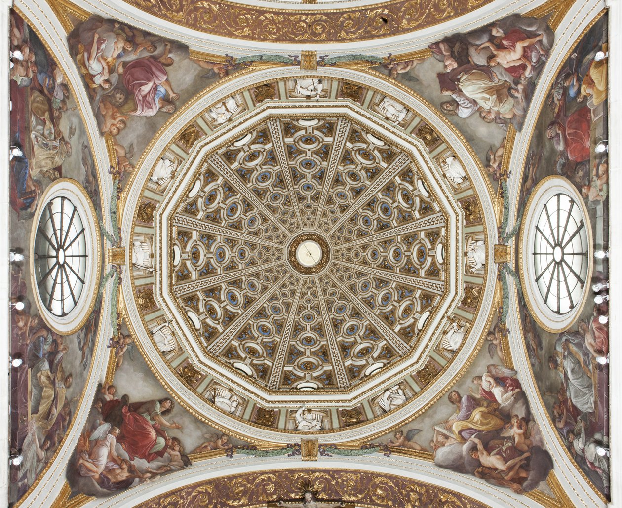 Cúpula con frescos de Andrea the Elder Appiani