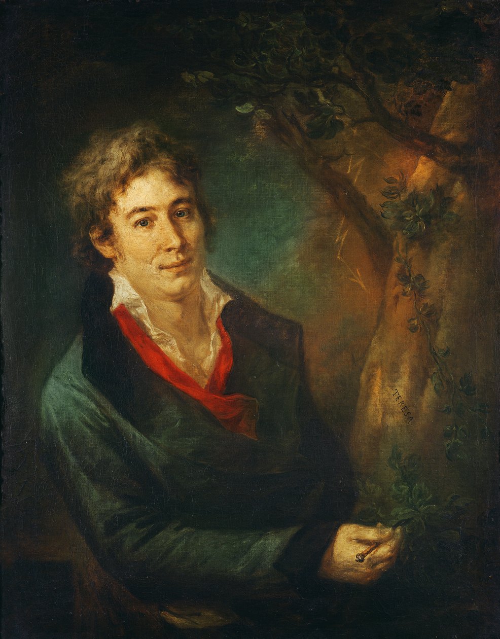 Retrato de Ugo Foscolo | Andrea the Elder Appiani