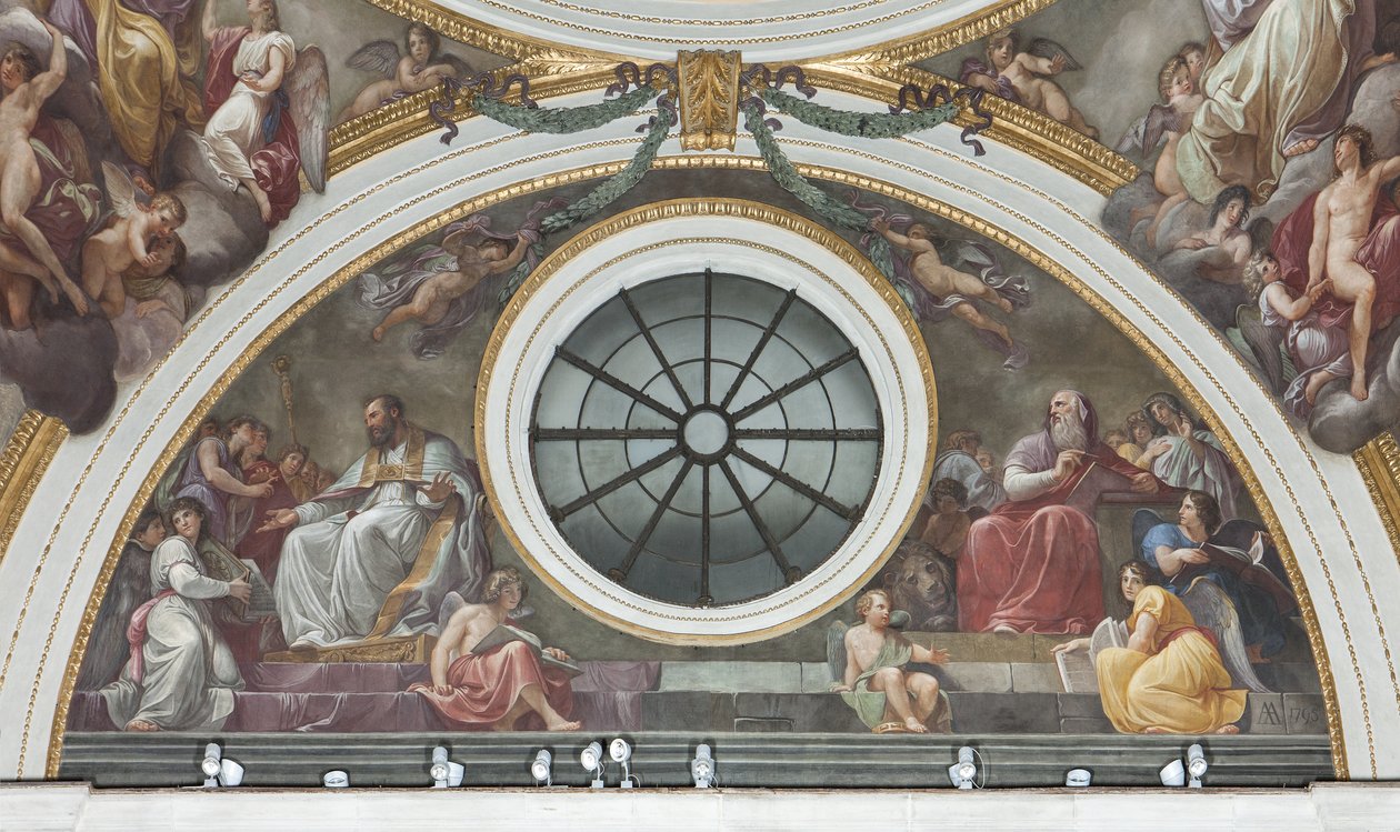San Agustín y San Jerónimo, 1792-95 de Andrea the Elder Appiani