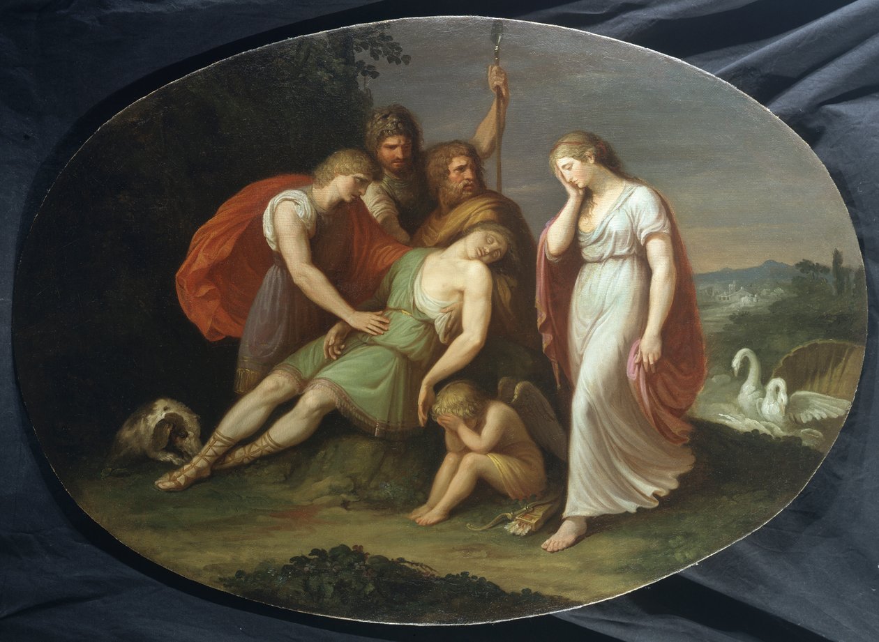 La muerte de Adonis de Andrea the Elder Appiani