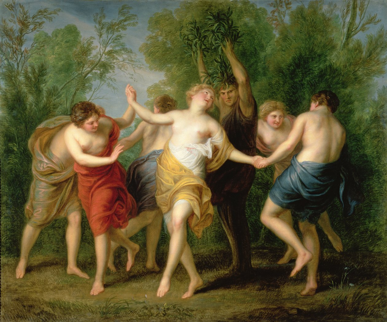 La transformación de un hombre apuliano en un olivo, c.1765 de Andreas or Andries Lens