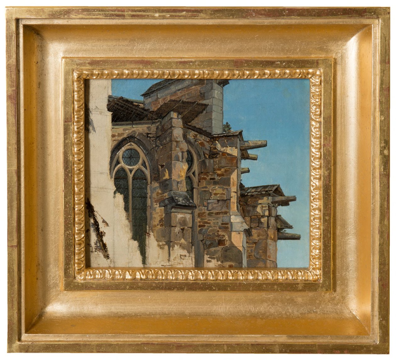 Catedral de Altenberg. Estudio de Andreas Achenbach