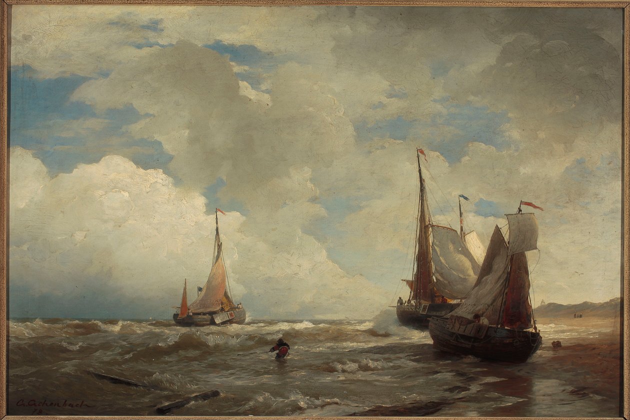 A orillas del Mar del Norte de Andreas Achenbach