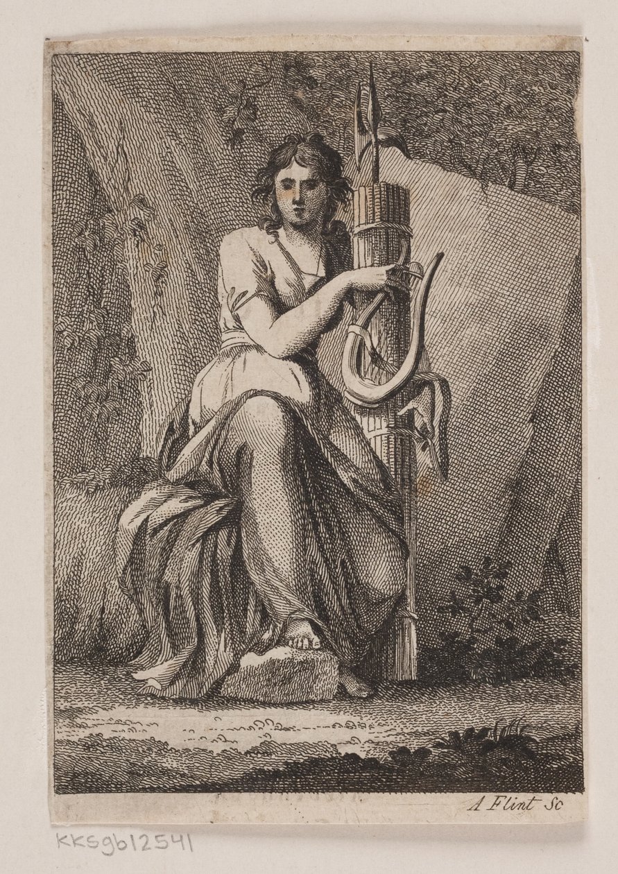 Una mujer con lira y fasces de Andreas Flint