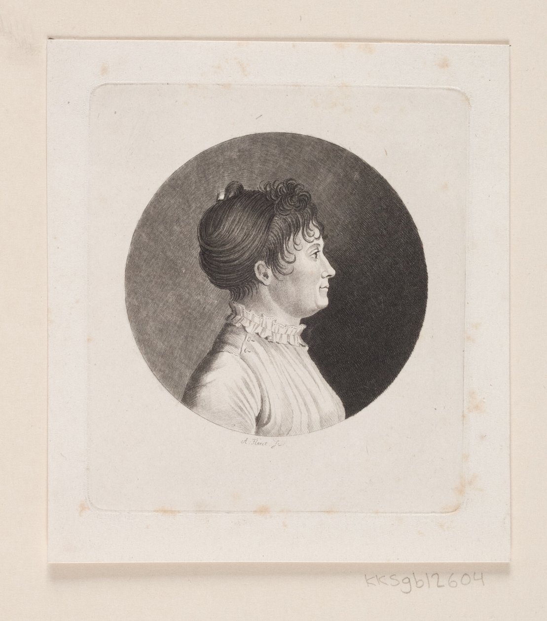 Retrato de mujer desconocida de Andreas Flint