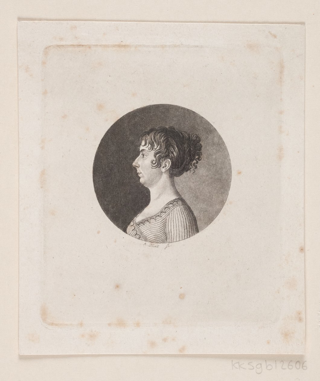 Retrato de una mujer desconocida de Andreas Flint