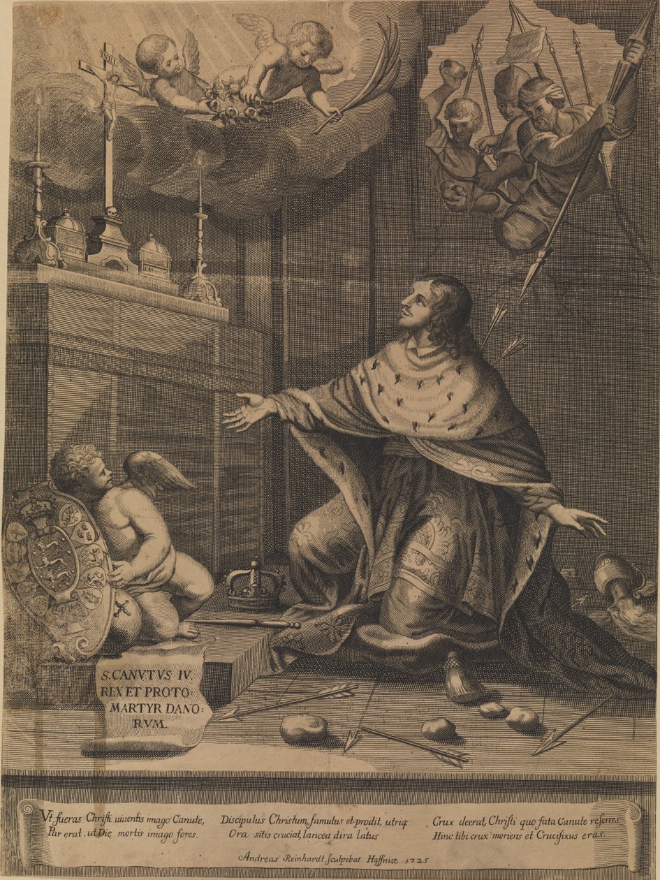 El martirio de San Canuto de Andreas Reinhardt