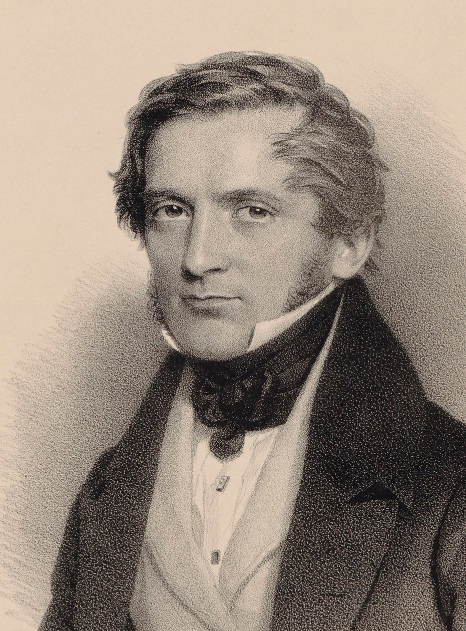 Retrato del Compositor Franz Lachner 1803-1890, 1830 de Andreas Staub