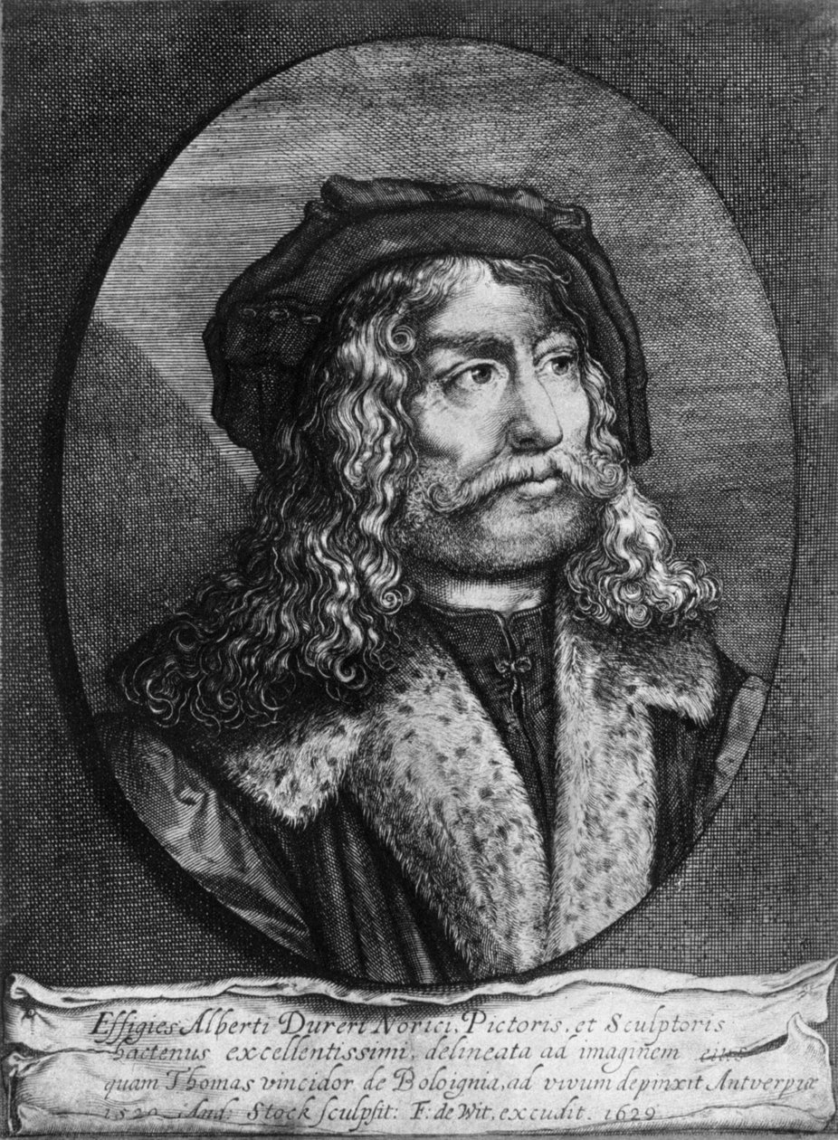 Retrato de Albrecht Durer, 1629, 1936 de Andreas Stock