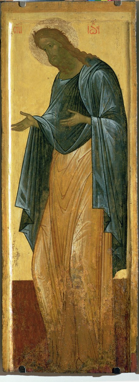 San Juan el Precursor, del nivel Deisis de la Catedral de la Dormición en Vladimir de Andrei Rublev