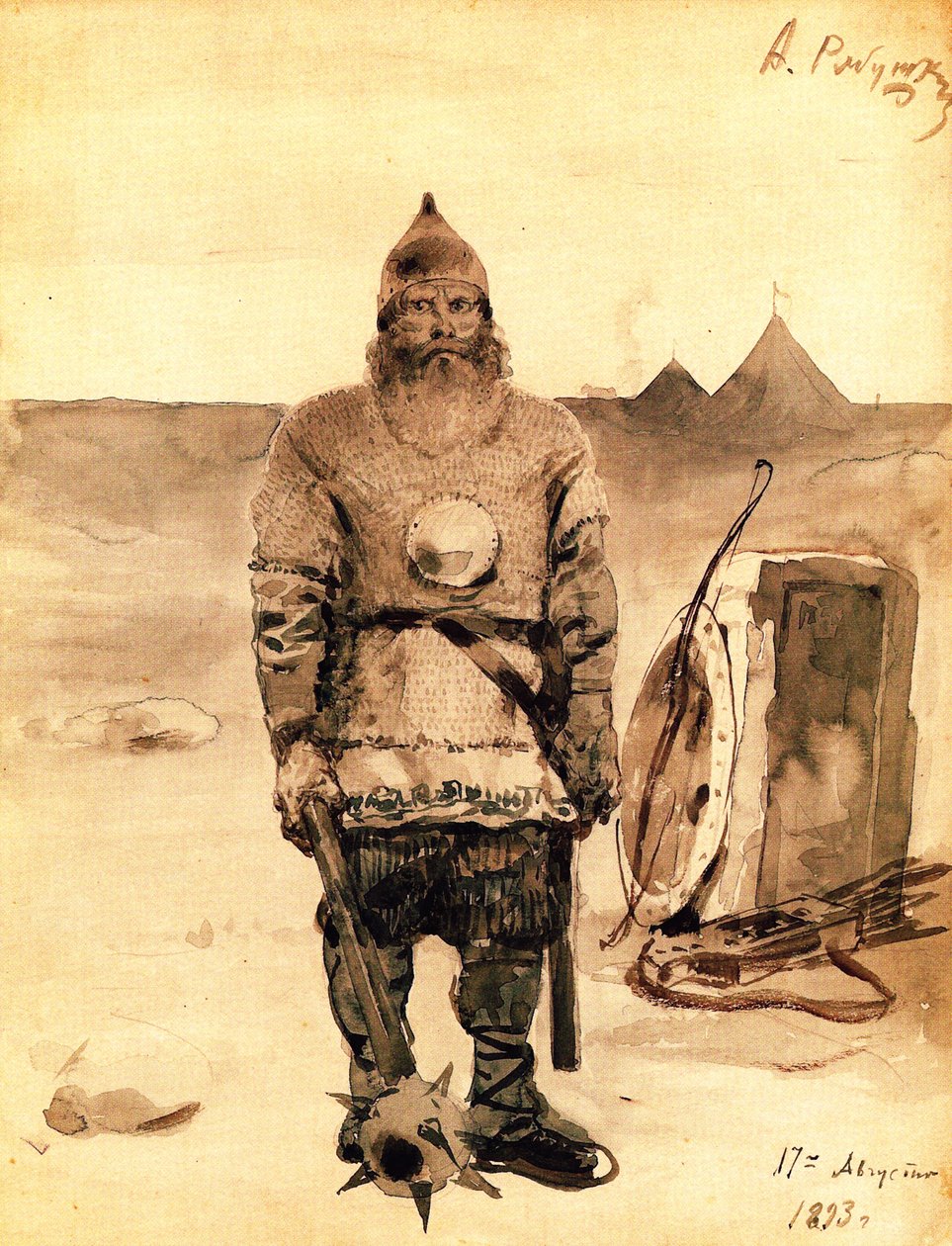 Ilya Muromets de Andrei Petrovich Ryabushkin