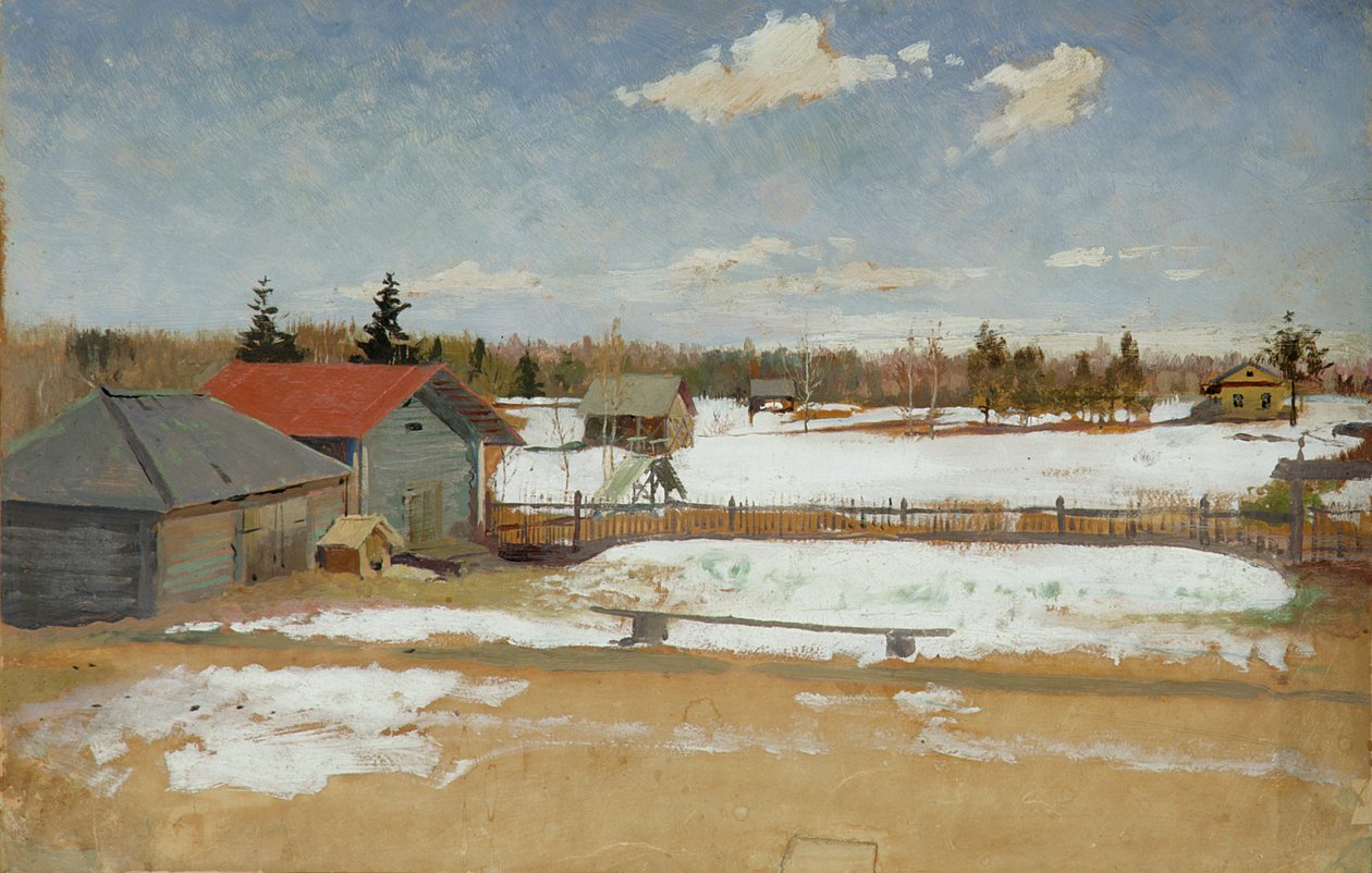La Finca de Tumenev, c.1890-95 de Andrei Petrovich Ryabushkin