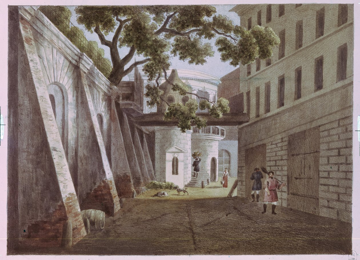 El Patio de la Casa de Pavel Gagarin de Andrei Yefimovich Martynov