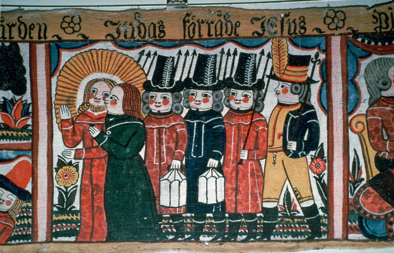 Representación del arresto de Cristo, siglo XIX de Andres Palsson