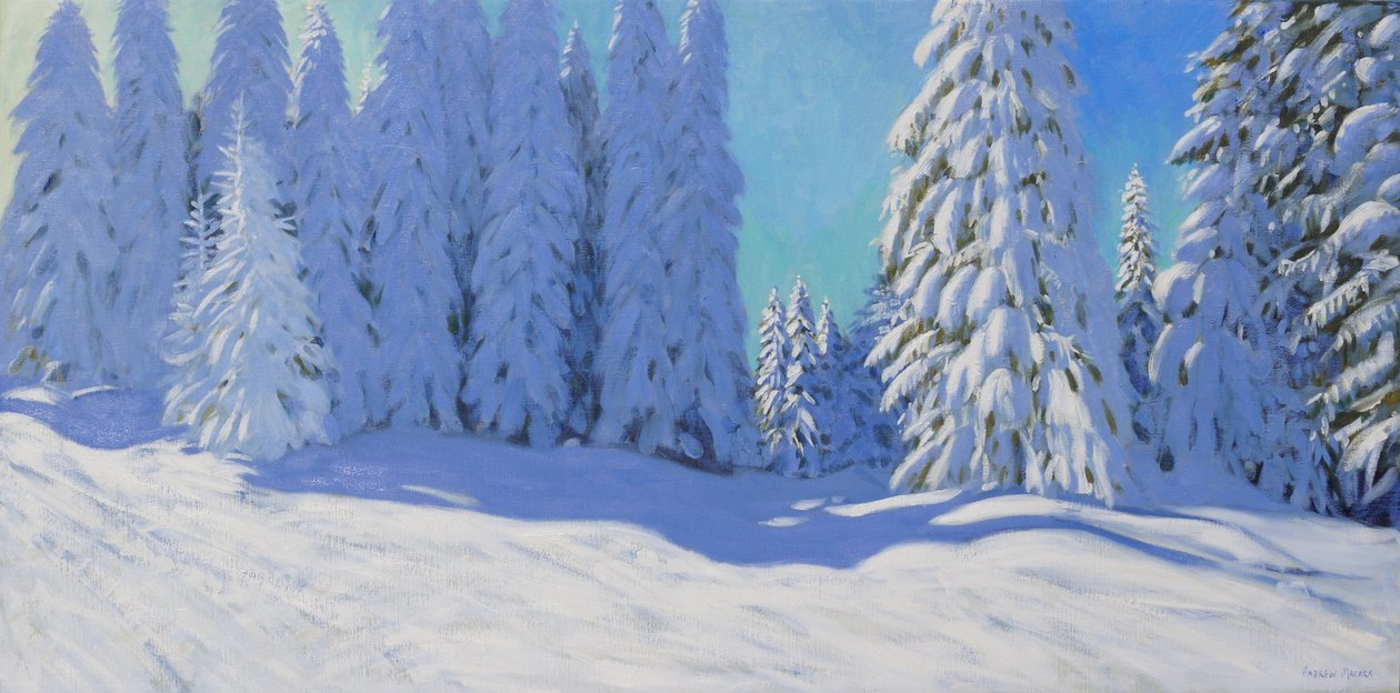 Nieve fresca, Morzine, Francia, 2015 de Andrew Macara