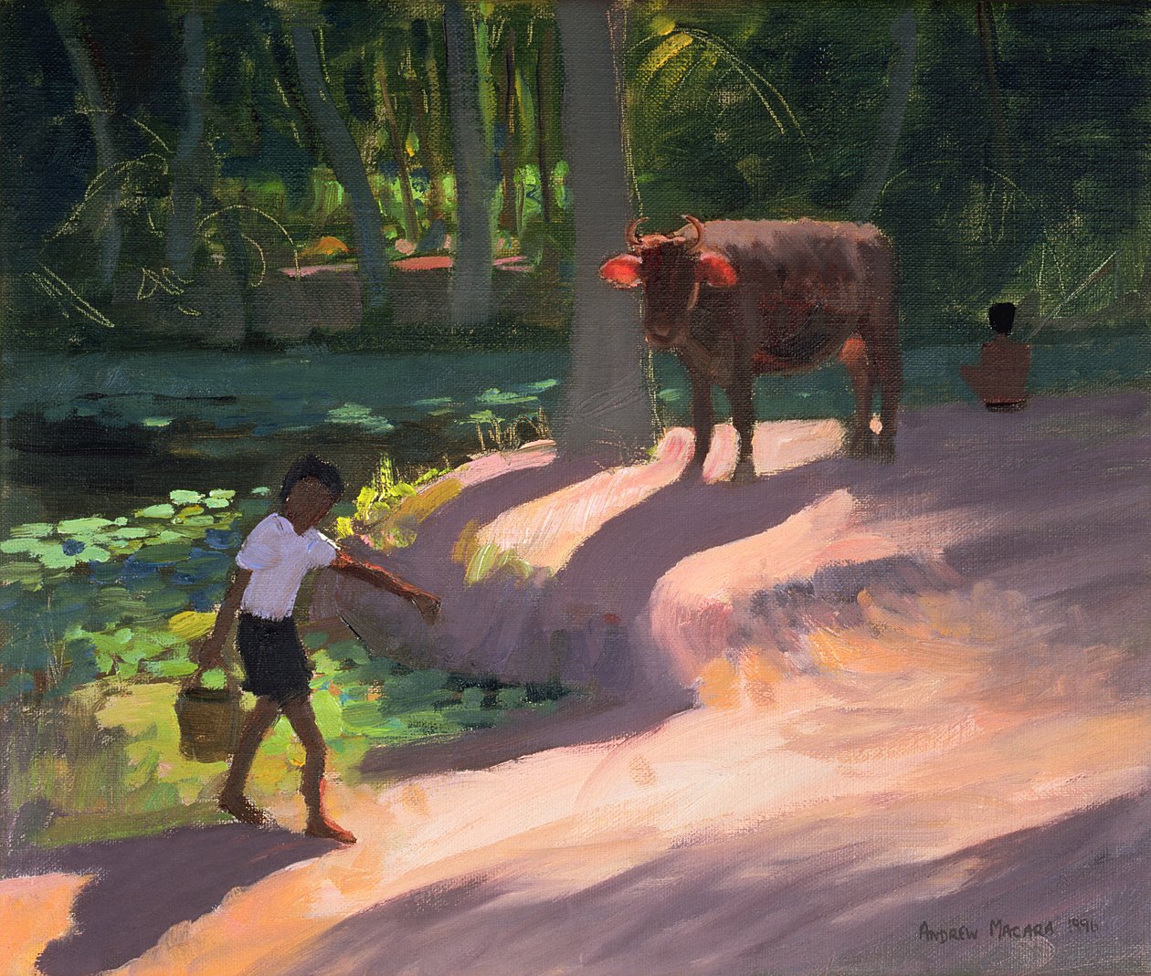 Aguas interiores de Kerala, India, 1996 de Andrew Macara