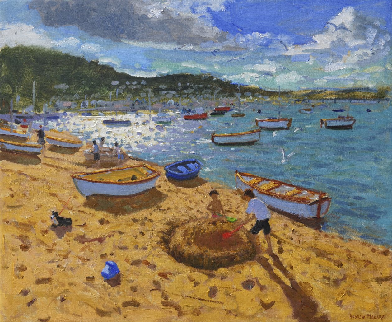 Gran castillo de arena, Teignmouth, 2013 de Andrew Macara
