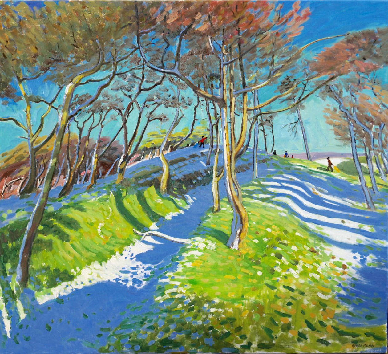 Última de la nieve, Ladmanlow, 2015 de Andrew Macara