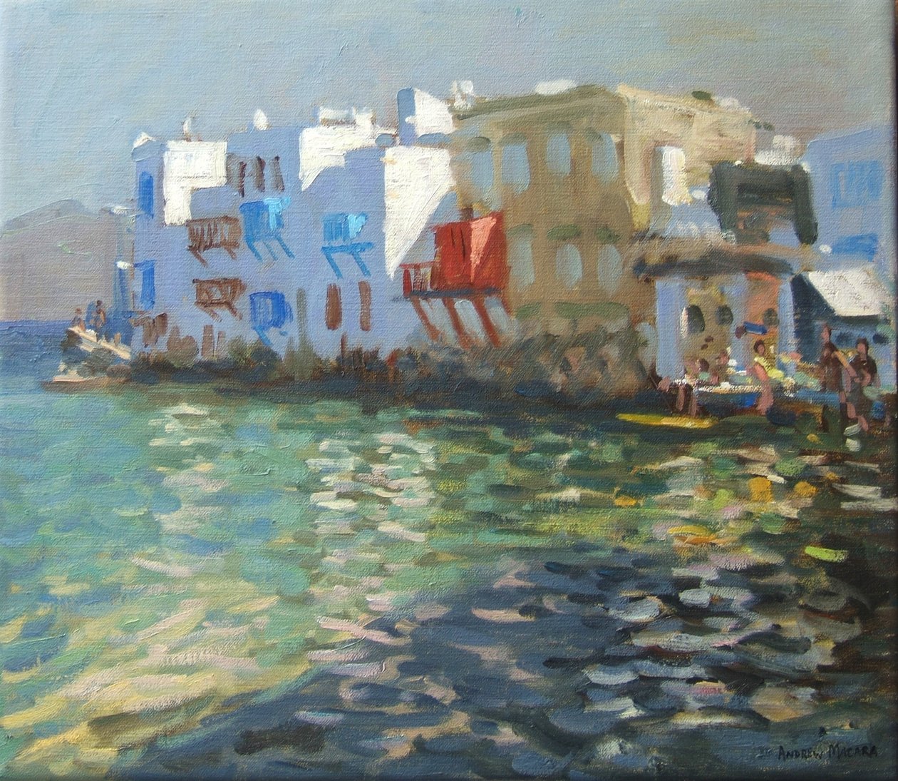 Pequeña Venecia, Mykonos de Andrew Macara