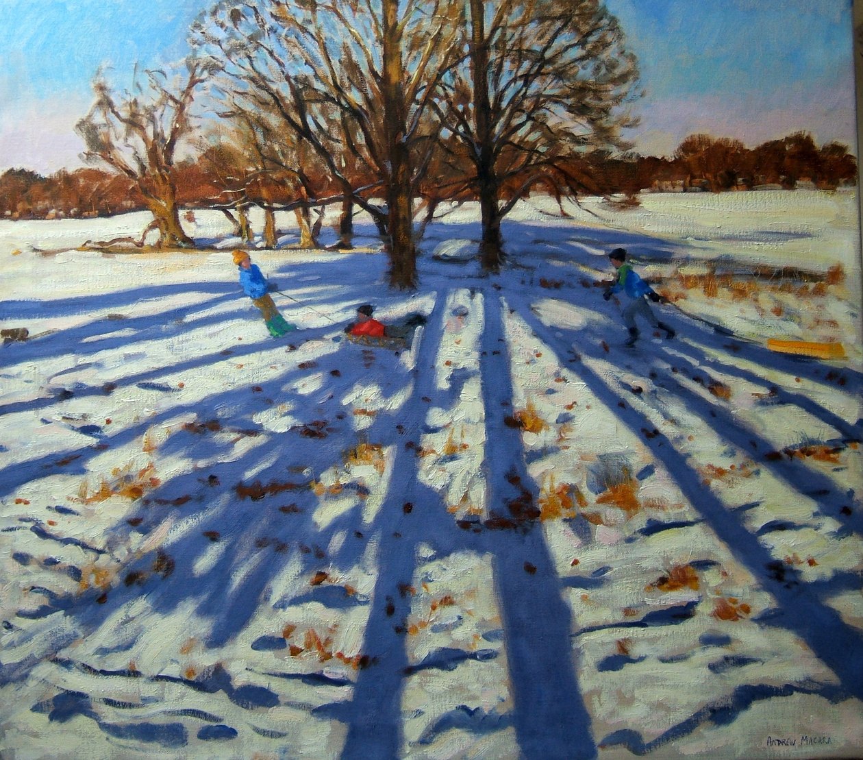 Mitad del invierno, Calke Abbey, Derbyshire de Andrew Macara