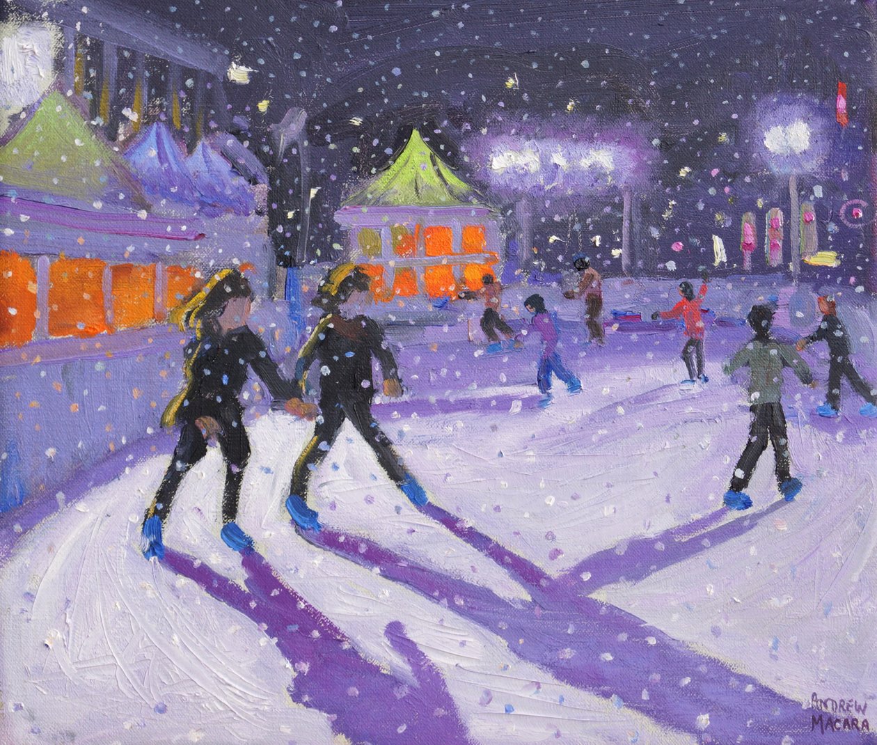 Patinadores nocturnos, Derby, 2014 de Andrew Macara