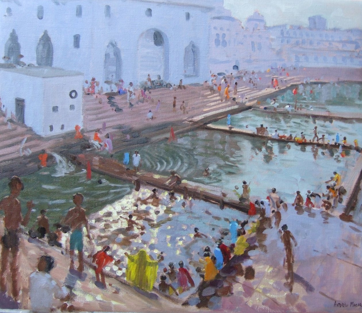 Ghats de Pushkar, Rajasthan de Andrew Macara