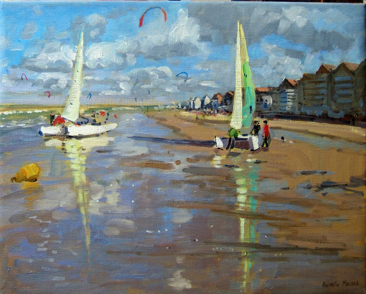 Reflejo, Bray Dunes, Francia de Andrew Macara