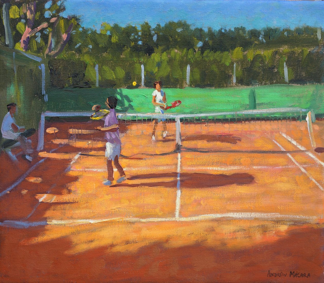 Práctica de tenis, Cap d