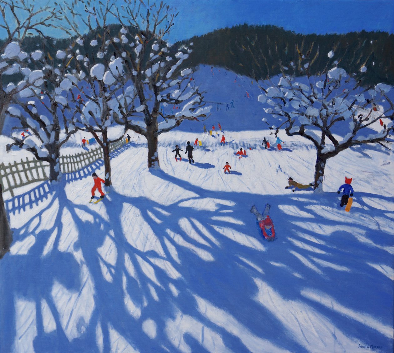 El huerto en invierno, Morzine de Andrew Macara