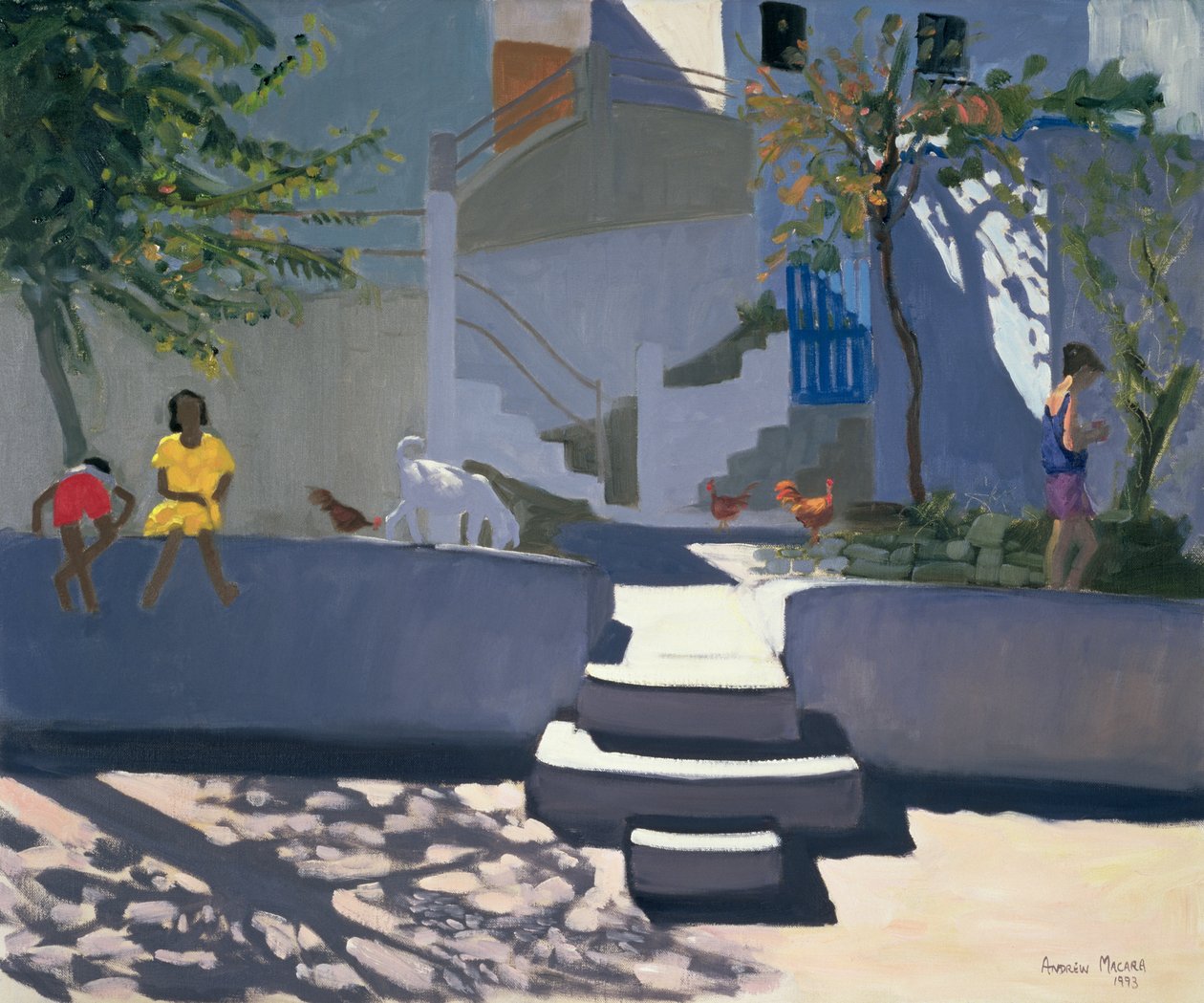 El vestido amarillo, Kos, 1993 de Andrew Macara