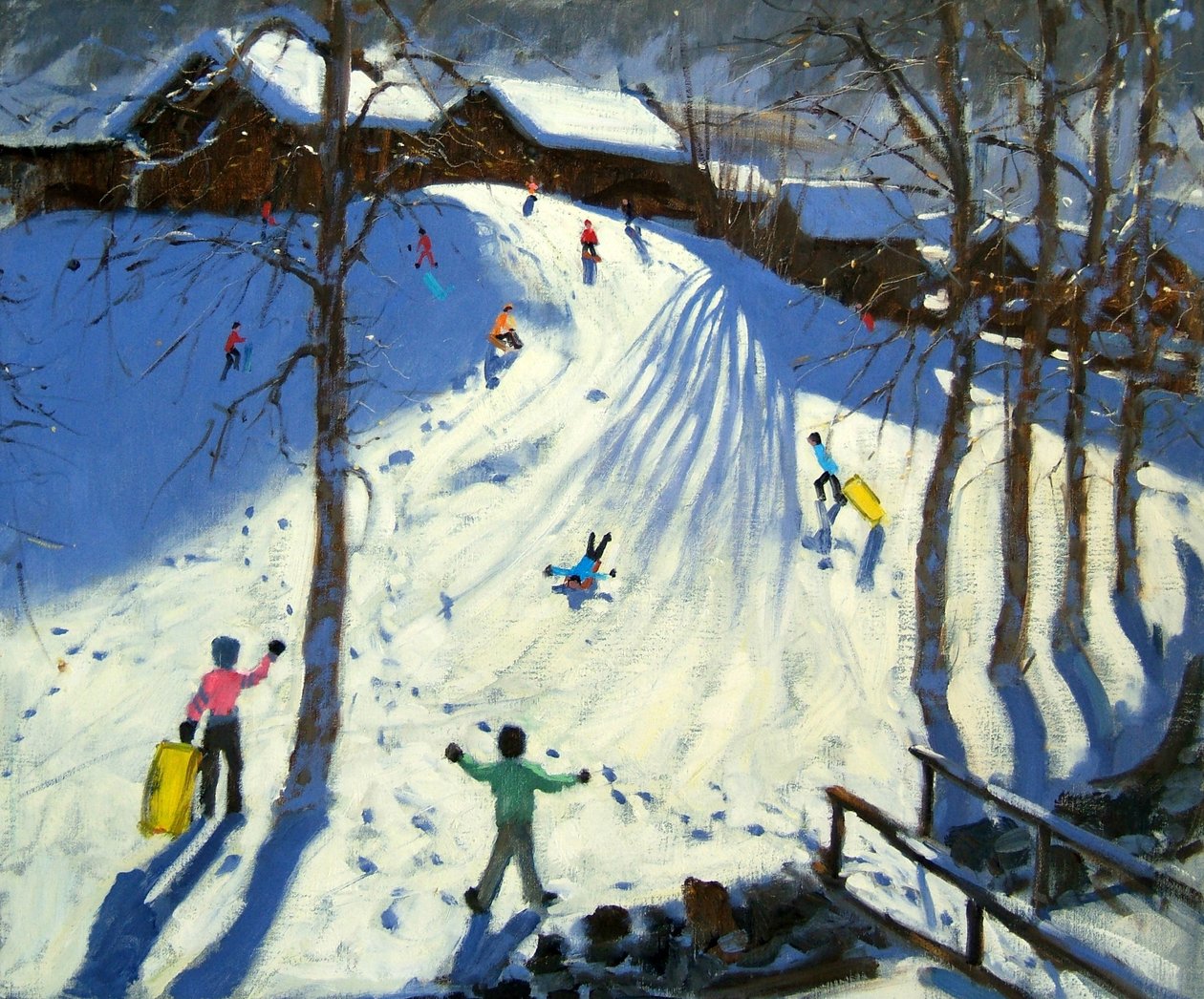 El puente peatonal, Morzine de Andrew Macara