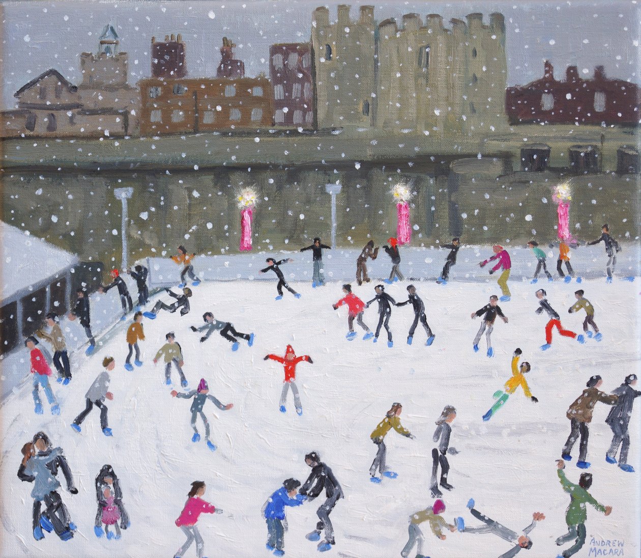 Pista de hielo de la Torre de Londres, 2015 de Andrew Macara