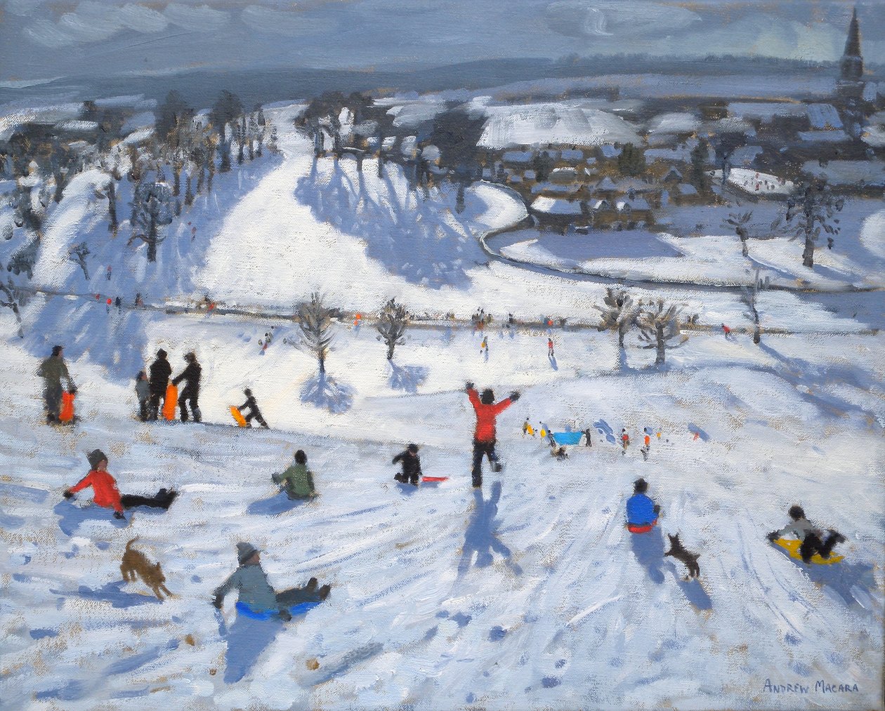Diversión invernal, Chatsworth, 2010 de Andrew Macara