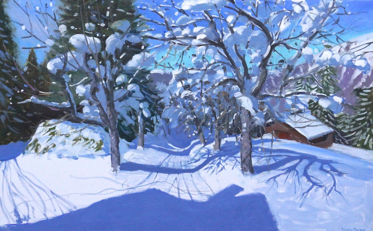 Huerto de invierno, Morzine, 2015 de Andrew Macara
