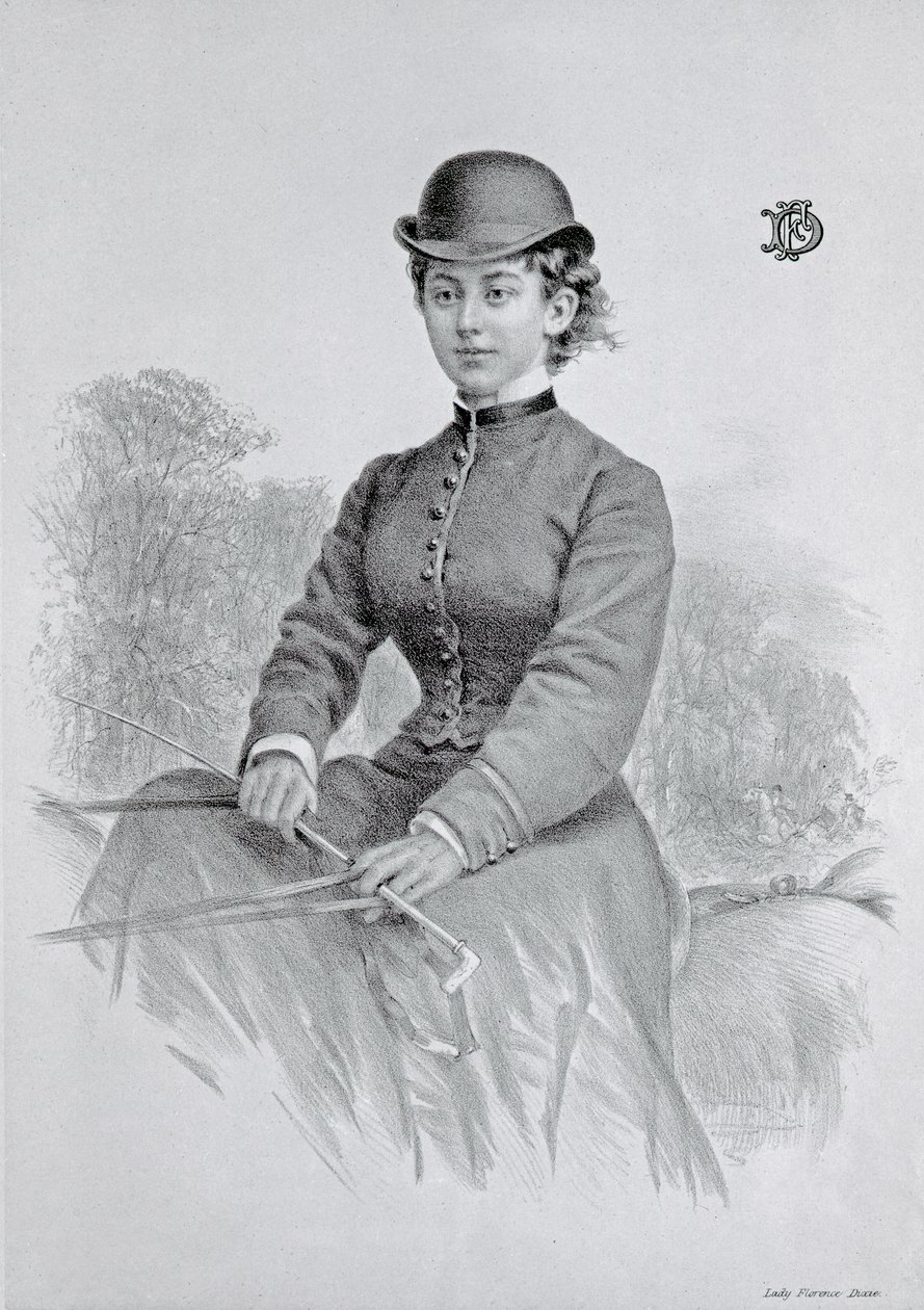 Lady Florence Dixie, publicado en 1877 de Andrew Maclure