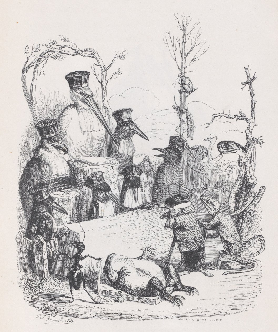 Cuanto más avanzamos, menos penetramos en el horrible misterio del cual el desafortunado..., ca. 1837-47 de Andrew Best Leloir