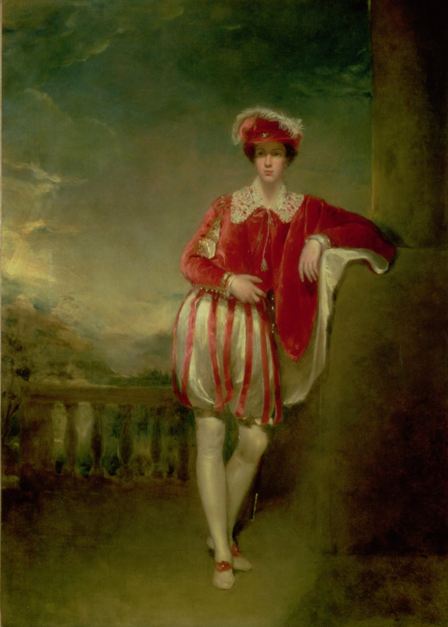 El actor William Henry West Betty (1791-1874) de Andrew Geddes