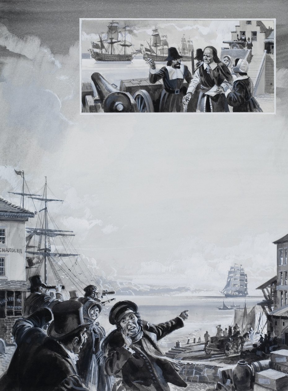Escena portuaria de Andrew Howat