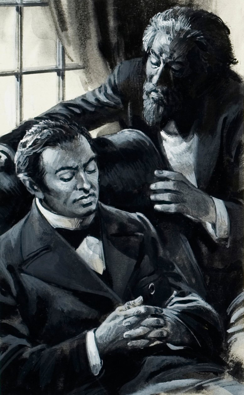Sergei Rachmaninov (gouache sobre papel) de Andrew Howat