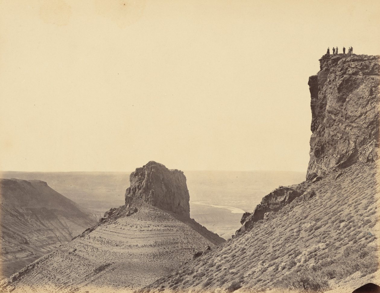 Lámina 23. En las montañas de Green River,1869 (foto) de Andrew Joseph Russell