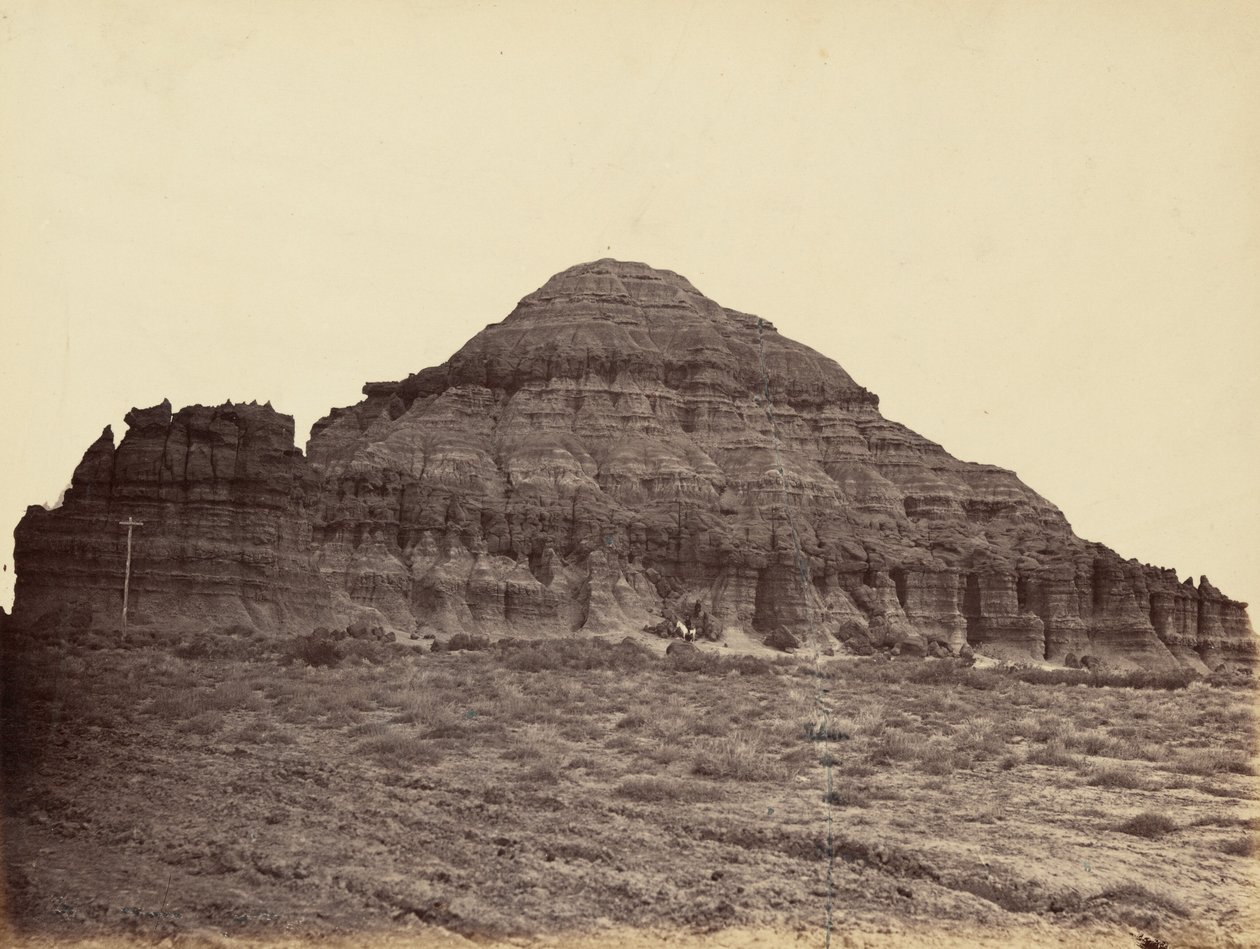 Lámina 26. Church Buttes,1869 (foto) de Andrew Joseph Russell