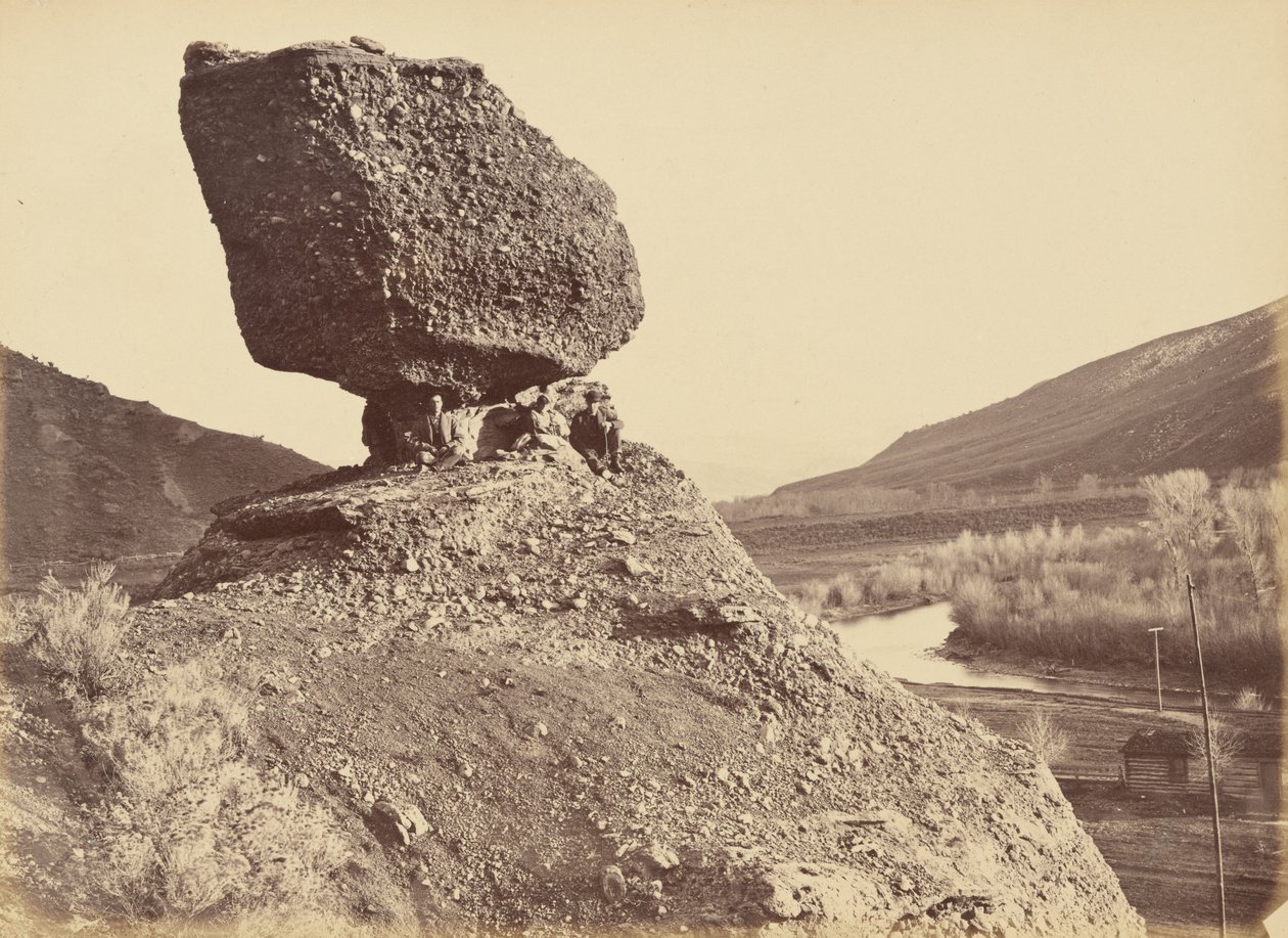 Lámina 33. Esfinge del Valle,1869 (foto) de Andrew Joseph Russell