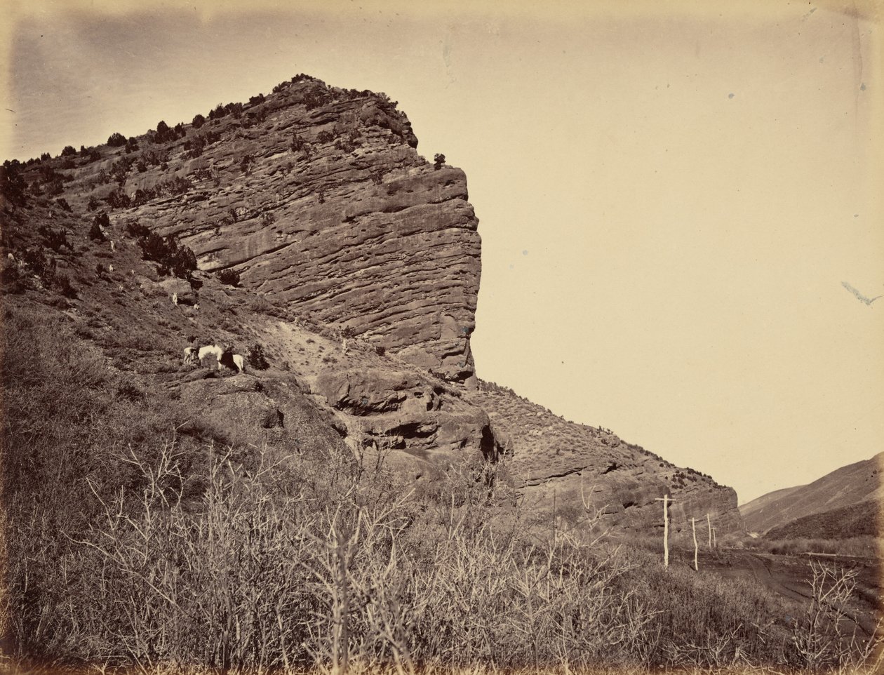 Placa 38. Rock Great Eastern,1869 (foto) de Andrew Joseph Russell
